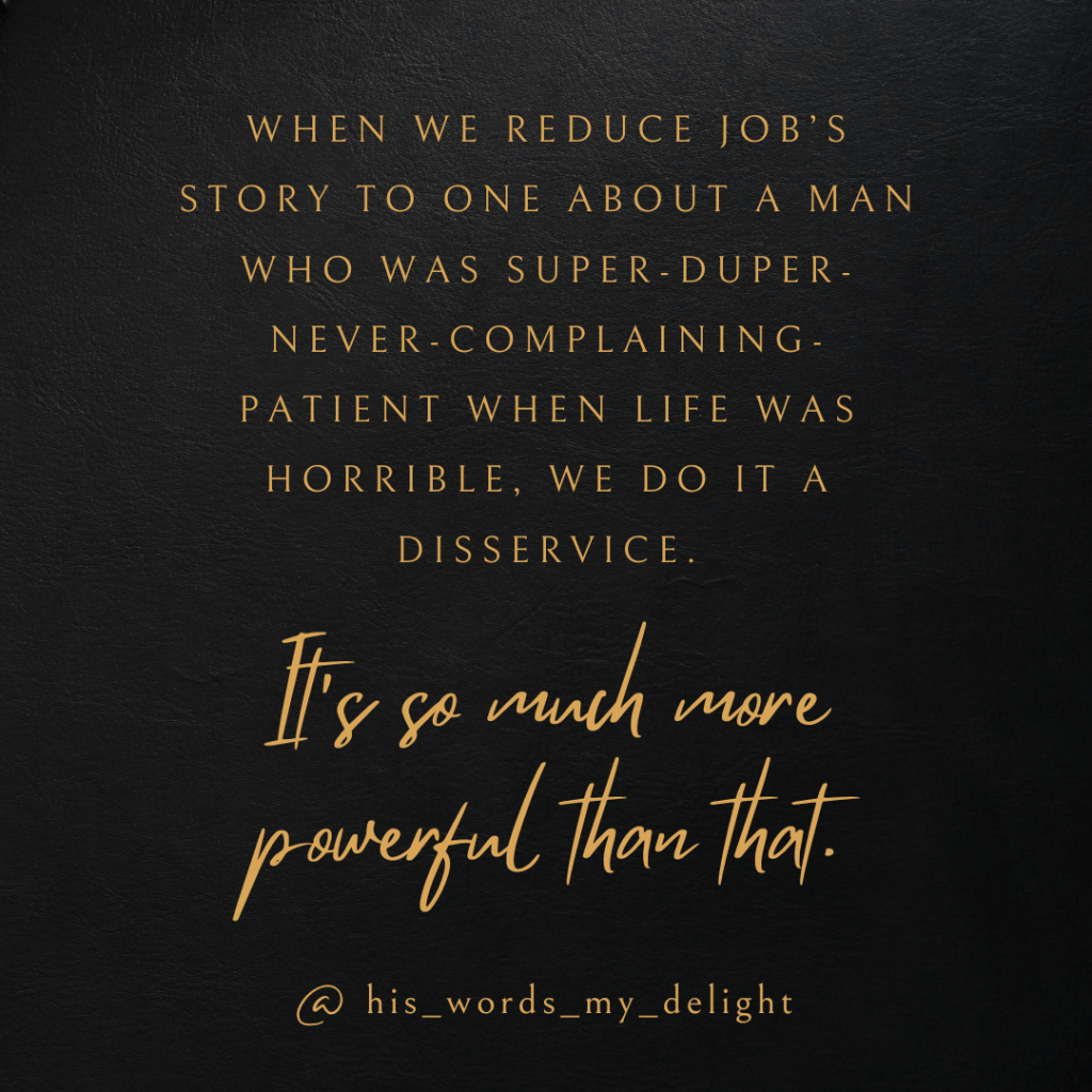 The Patience of&nbsp;Job?